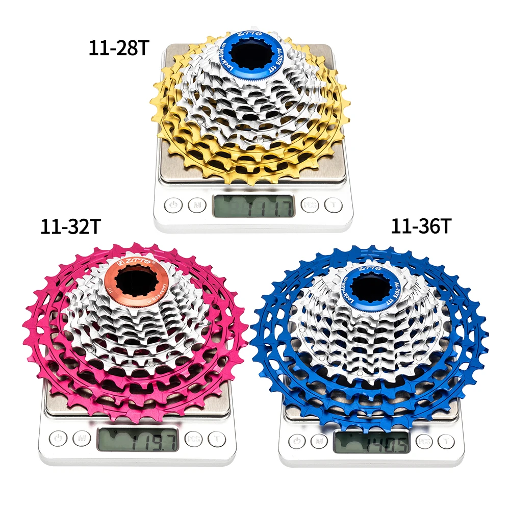 リゾット ZTTO SLR Gen3 11speed Road Bike Cassette 11 Speed 11-32 Purple Red