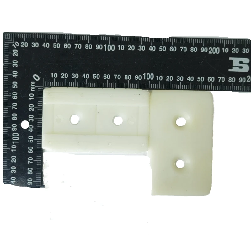 10PCS Nylon Escalator Guide Shoe L100mm W60mm Hole Space 40mm