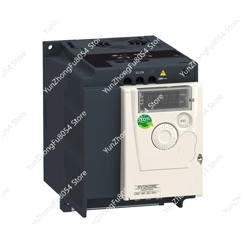 

Для ATV12HU22M2 привод с регулируемой скоростью Altivar 12, 2,2 кВт, 3 л.с., 200–240 В, 1 фаза с радиатором