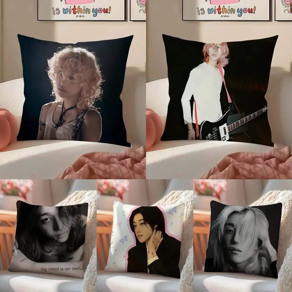 

Наволочка для подушки Kpop Hot Handsome Singer L-loren, короткий плюш, невидимая молния, для дивана/кресла