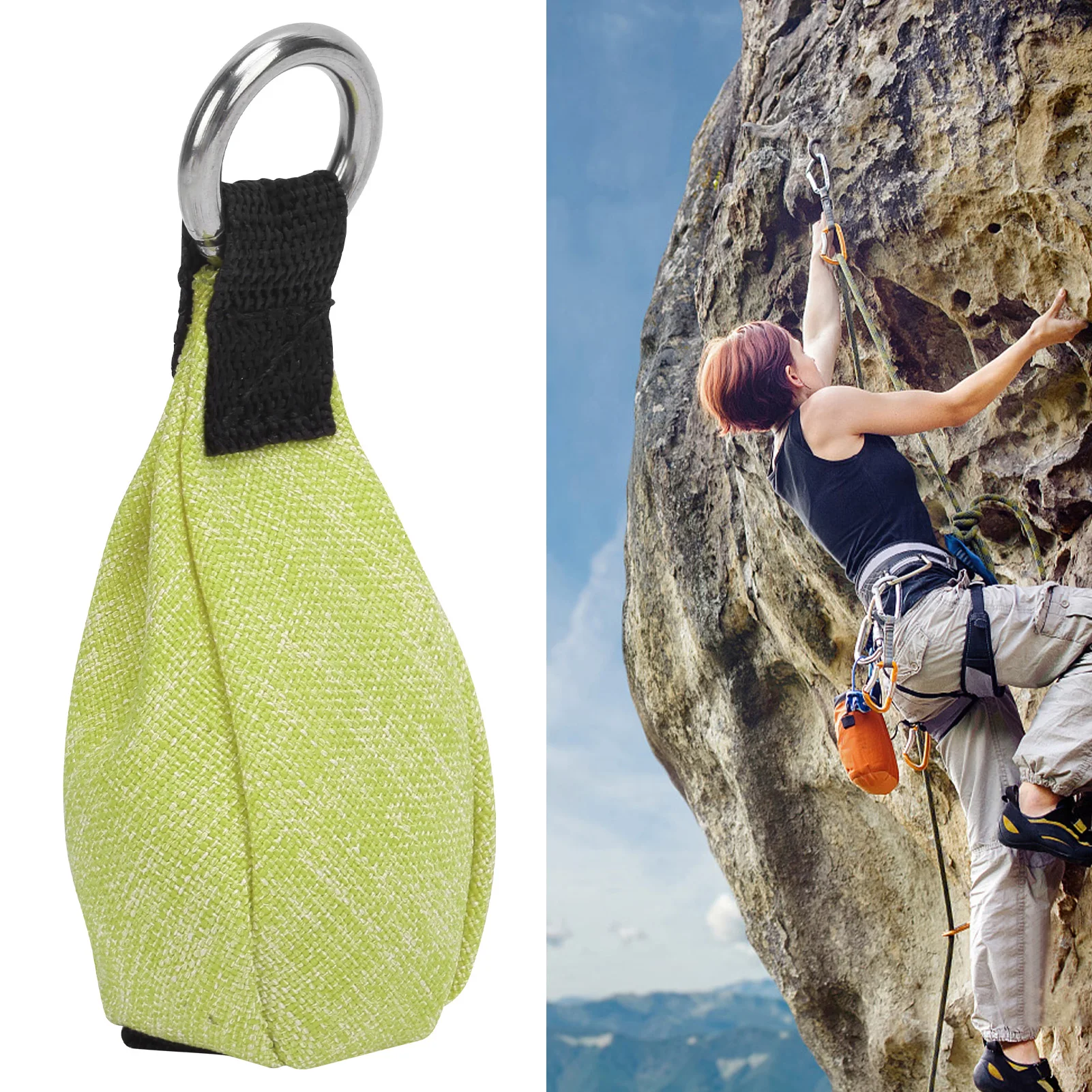 

Портативный металлический мешок для метания грузов, маленькие мешки с песком для скалолазания, комплект оборудования для арбористов