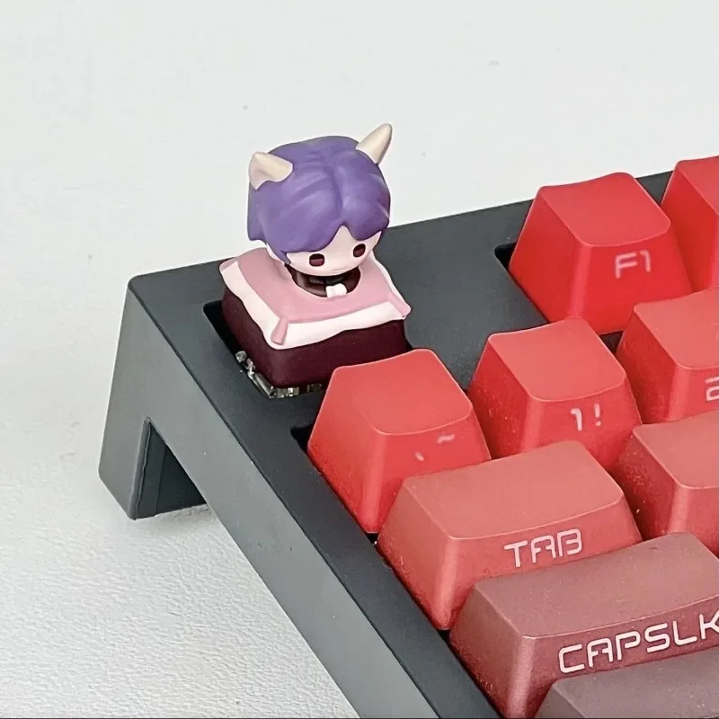 Love and Deepspace Q-version Keycaps Surrounding Decor Cute 3D Mechanical Sylus‌ Rafayel‌ Xavier‌ Zayne Personality Keyboard