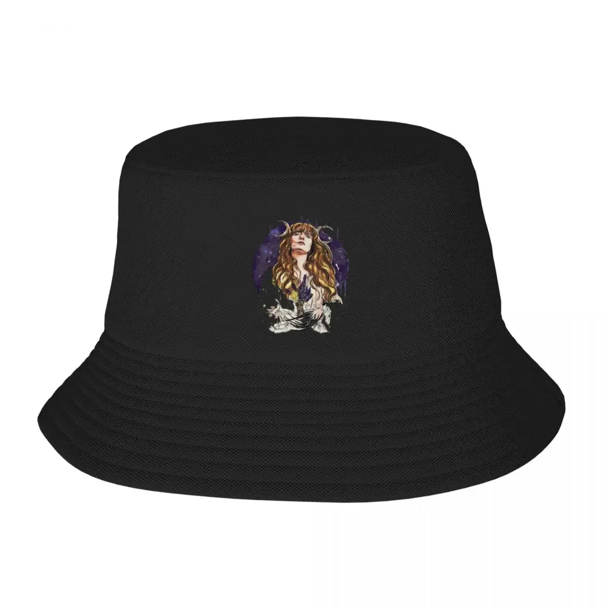 Girl Pretty Graphic Picture Bucket Hat Trucker Cap Luxury Cap Vintage Men's Luxury Women's