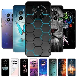 For Realme 12 Pro Case 12Pro Black Silicone Soft Back Cover Case For Realme 12 Pro Plus Phone Case Cover Realme12 Pro+ Funda bag