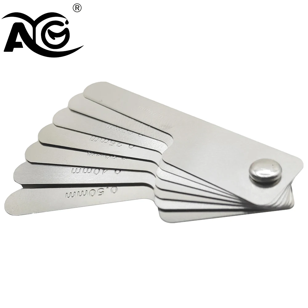 AG 1Set Dental Interproximal Reduction Gauge Ruler Tooth Gap Measure Reciprocating IPR System Stainless Steel Material Dentistry