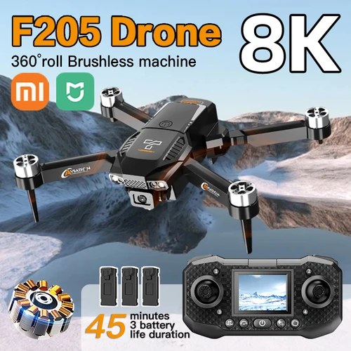 Imagen 1 del producto Xiaomi Mijia F205 Drone profesional 8K HD cámara Dual con pantalla Control remoto inteligente evitación de obstáculos FPV Motor sin escobillas