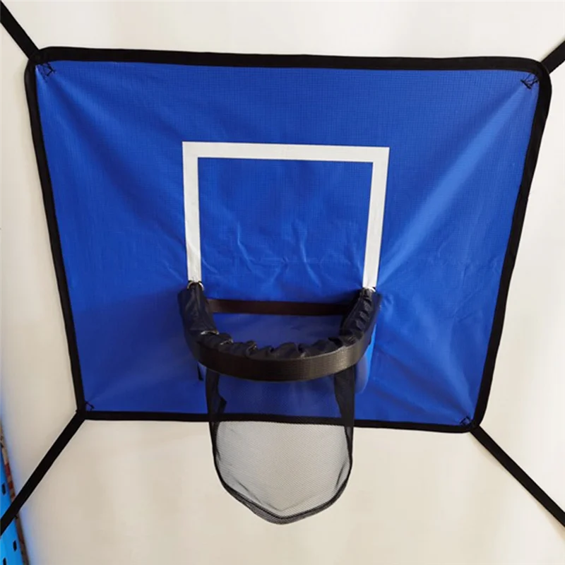 

AEF6-Trampoline Basketball Hoop Goal Kit, With Mini Balls And Pump For Kids Adults Indoor Outdoor Play Game