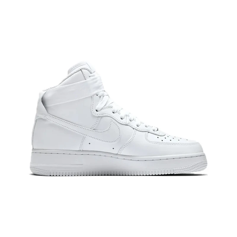 Nike Air Force 1 High Triple White Women's Sneakers Shoes-334031-105 With Original Box