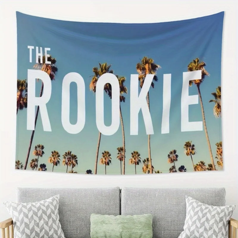 The Rookie Official Style Tapestry, Lightweight Durable Polyester Wall Art for Fan Bedroom Living Room Decor