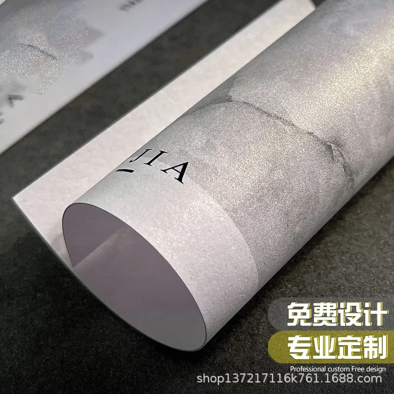 Customized PVC Postcard Business Card Printing High-end Greeting Card Wedding Thank You Letter Corporate Thickened