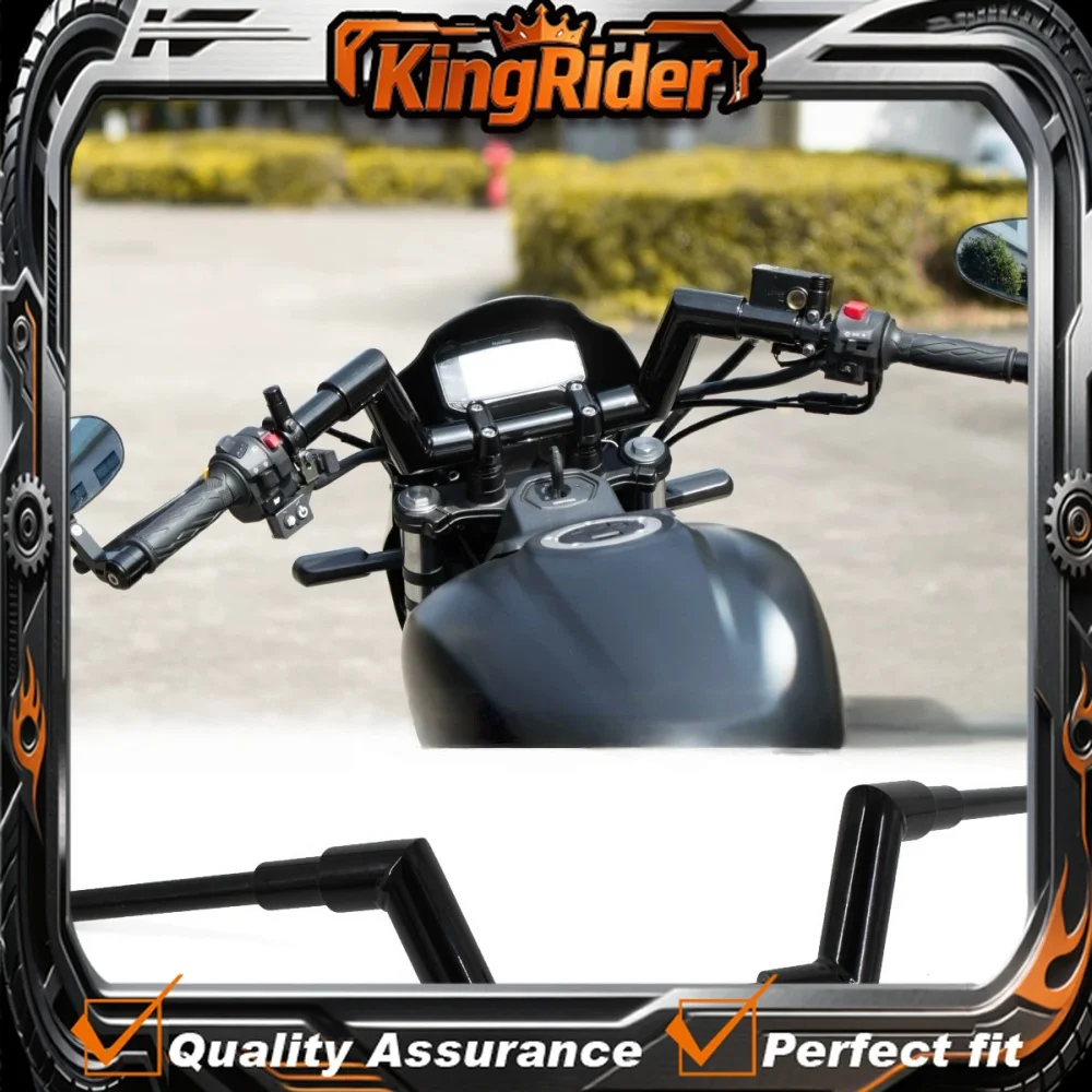 For HAOJUE TR300 direction handlebar, special thickened 42 tube handlebar, new V-shaped handlebar, no need to change the line