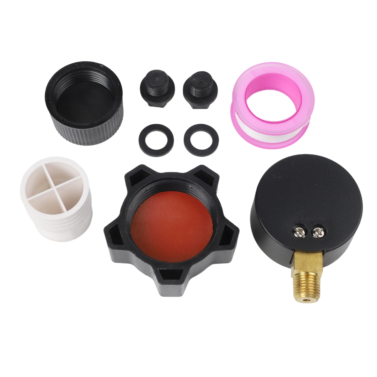 Drain Cap Set Pool Pump Kit Rugged Construction User-friendly Design 5 Piece Set Pool Maintenance For Pool Maintenance
