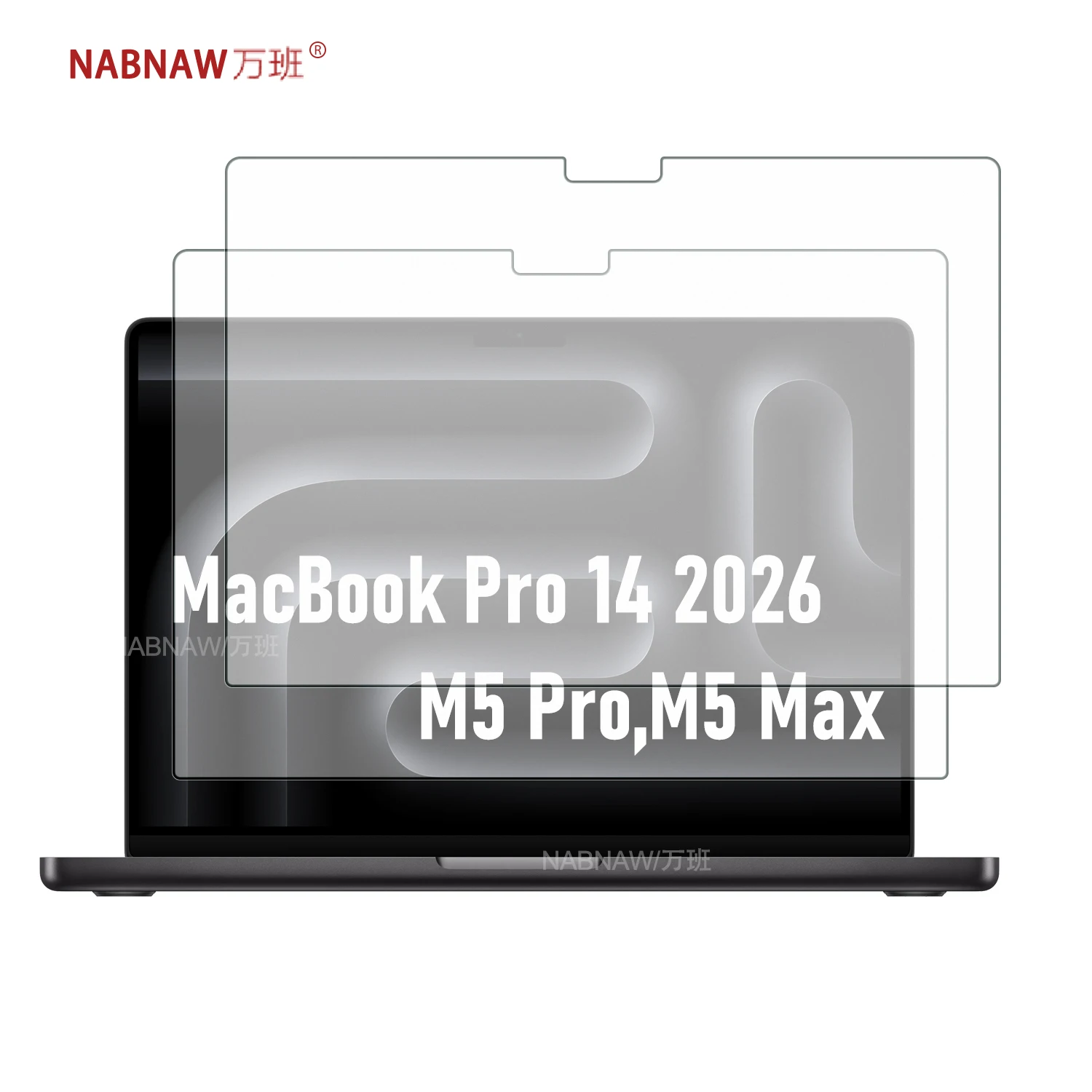 

Для Apple MacBook Pro 14 2026, защитная пленка из закаленного стекла Full HD для экрана MacBook Pro 14.2 M5 Pro M5 Max, 2 шт.
