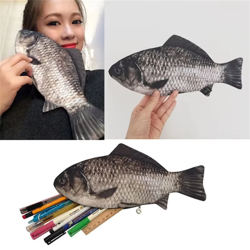 Fish Shape Pencil Pouch 3