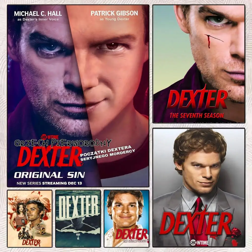 برنامج تلفزيوني D-Dexter مايكل ملصق قابل للإزالة الجدار ملصق ذاتي اللصق الفن جدارية المنزل مكتب غرفة المعيشة غرفة الطعام جدار ديكور #1