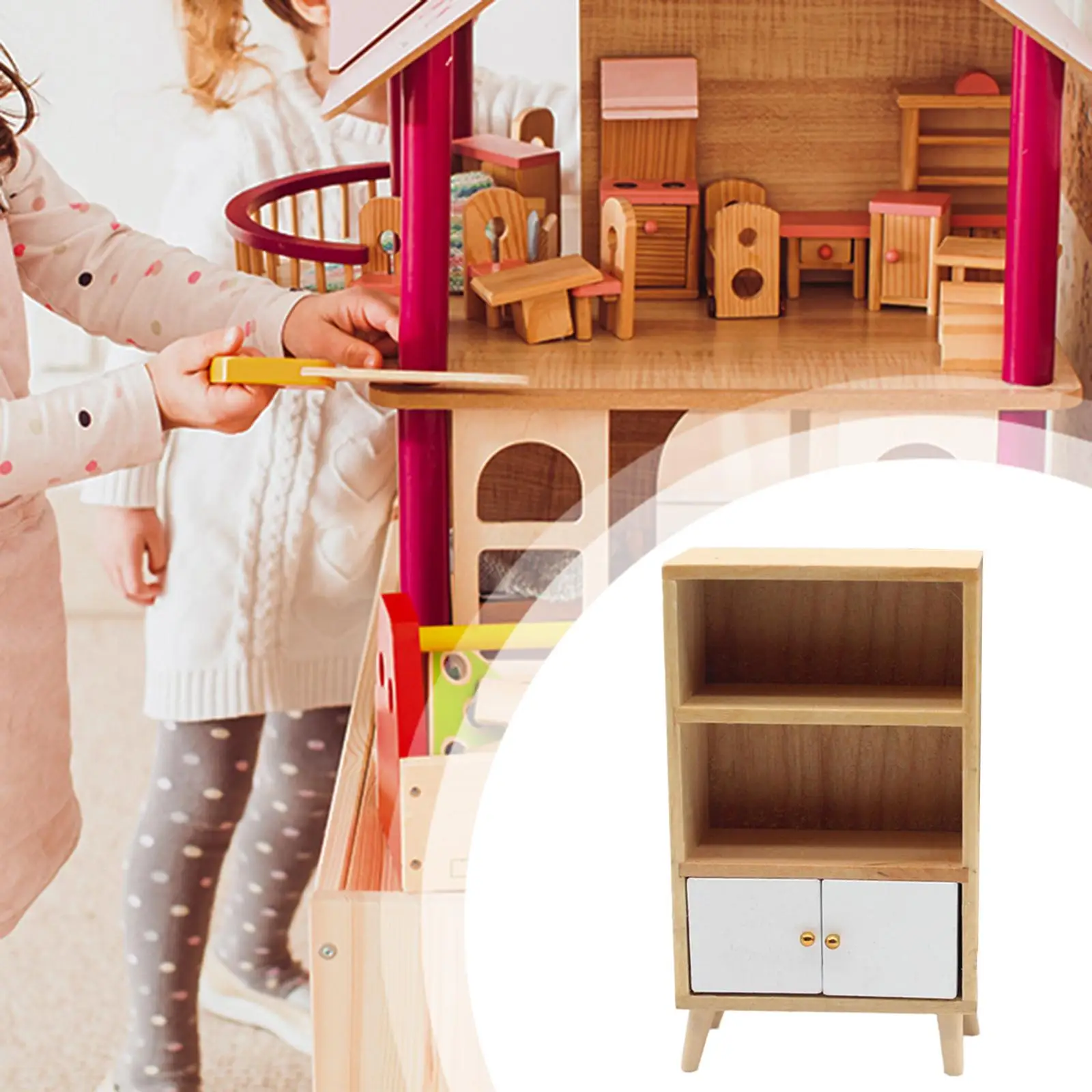 

1:12 миниатюрный шкаф, мини-книжный шкаф с ящиком, декор для кукольного домика, мебель для кукольного домика, аксессуар для кукольного домика, микропейзаж