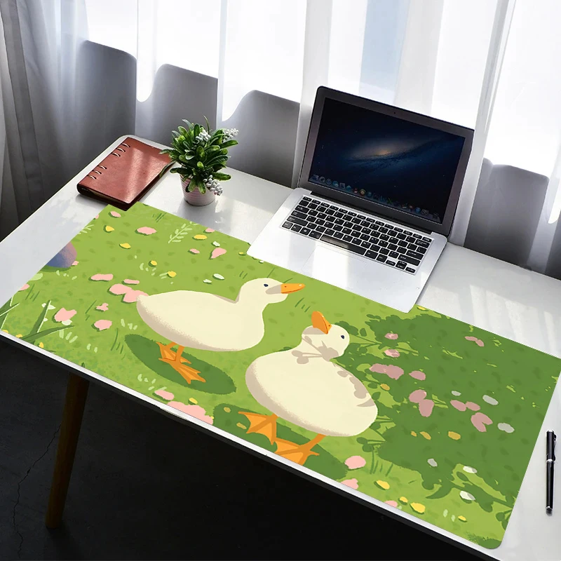 Mouse Pad PC Non Slip Rubber Cartoon Anime Mousepad Laptop Gamer Cabinet Keyboard Pad Office Computer Gaming Desk Duck Mouse Mat