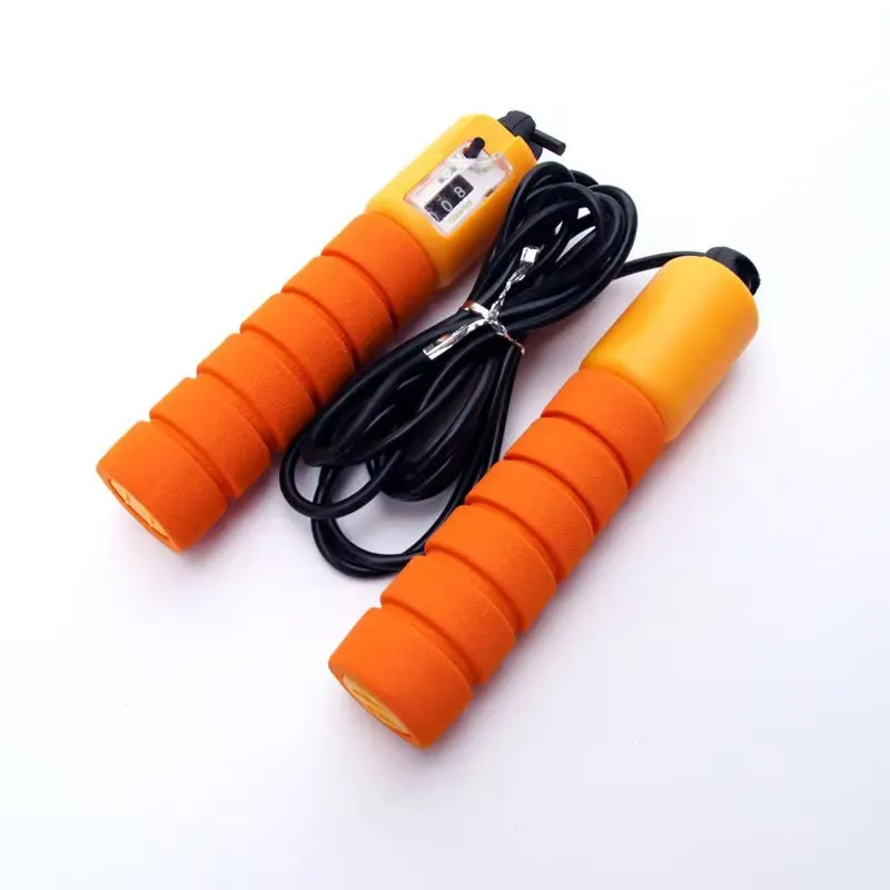 Cuerda de saltar electrónica profesional con contador de esponja, cuerda de saltar en forma de ocho, cuerda de saltar para fitness de estudiantes, cuerda de fitness, profesional