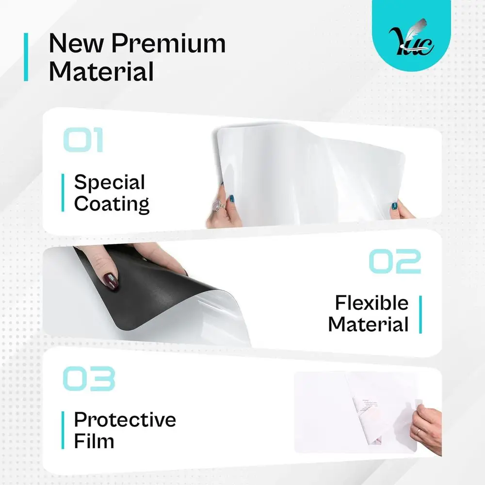 21x29 Inch Large Dry Erase Whiteboard for Refrigerator Use