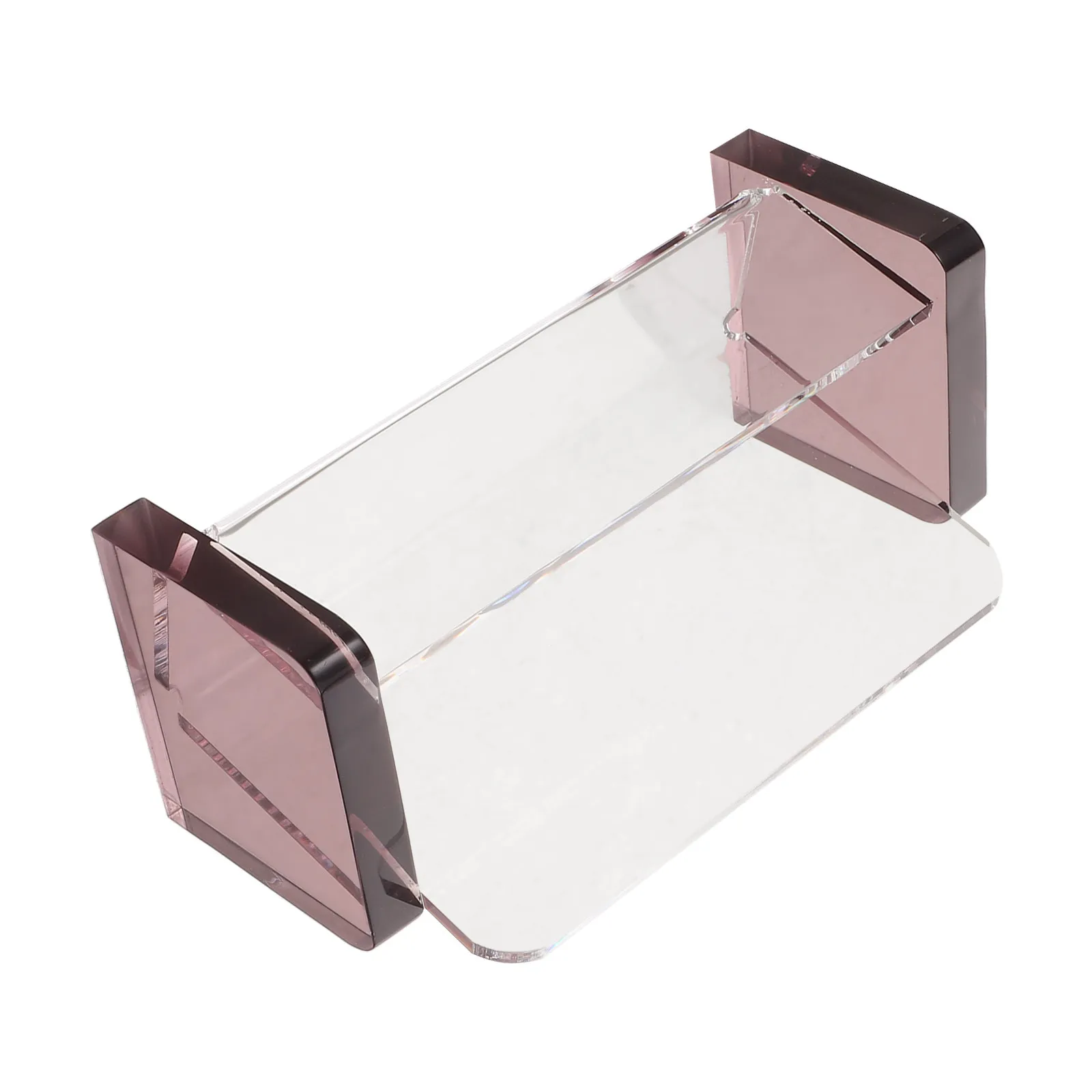 Clear Acrylic Business Card Stand Creative Desktop Holder Multifunctional Postcard Organizer Display Rack Postcard Display Stand