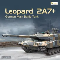 Vespid Model Assembly Model Kit VS720015 Modern Main Battle Tank 1/72 German Leopard 2A7+