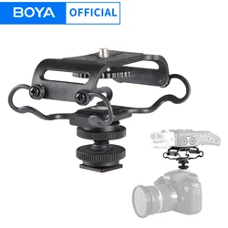 BOYA BY-C10 Microphone Shock Mount for Zoom H4n/H5/H6 for Sony Tascam DR-40 DR-05 Recorders Microfone Shockmount Olympus Tascam