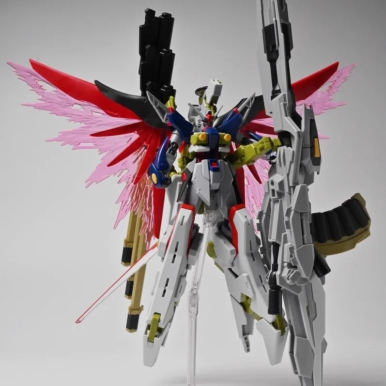 متوفر في المخزون Gaogao Hg 1/144 Destiny Spec2 Zeus صورة ظلية تجميع أطقم منمذجة عمل الشكل روبوت نموذج بلاستيكي اللعب تحصيل