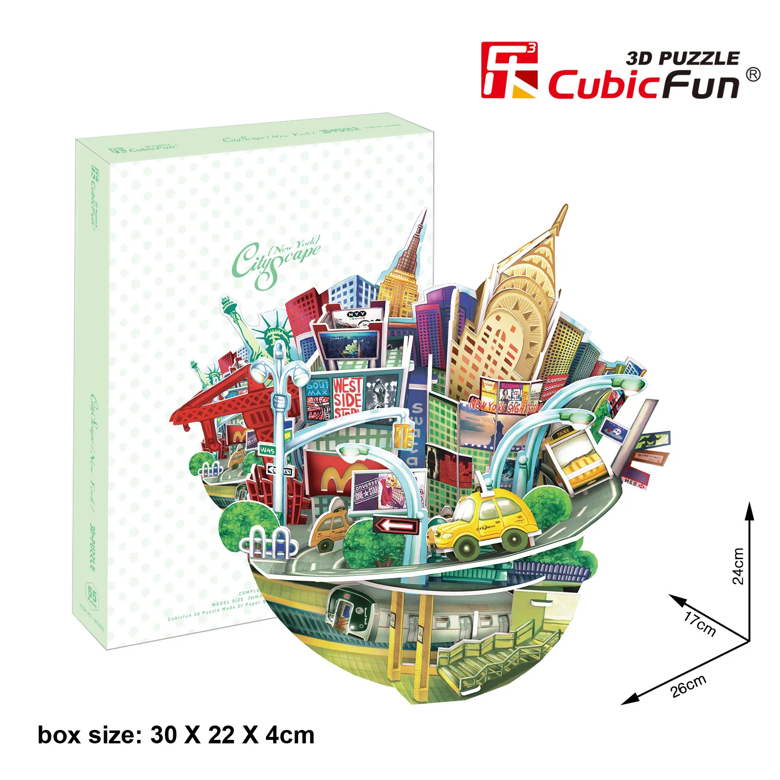 3d Puzzle City Miniature Puzzle Dubai Diy Paper Model Children Creative Gifts Children Educational Toys T114