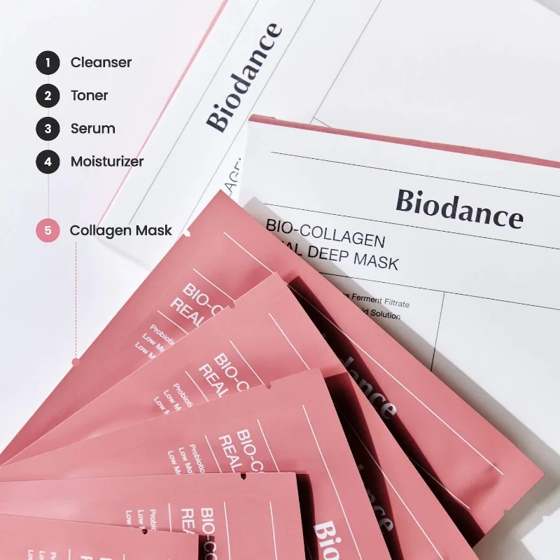 Biodance Collagen Mask Deep Moisturizing Improve Skin Elasticity Soothing Repair Sensitive Skin Non Irritating Skin Care Mask