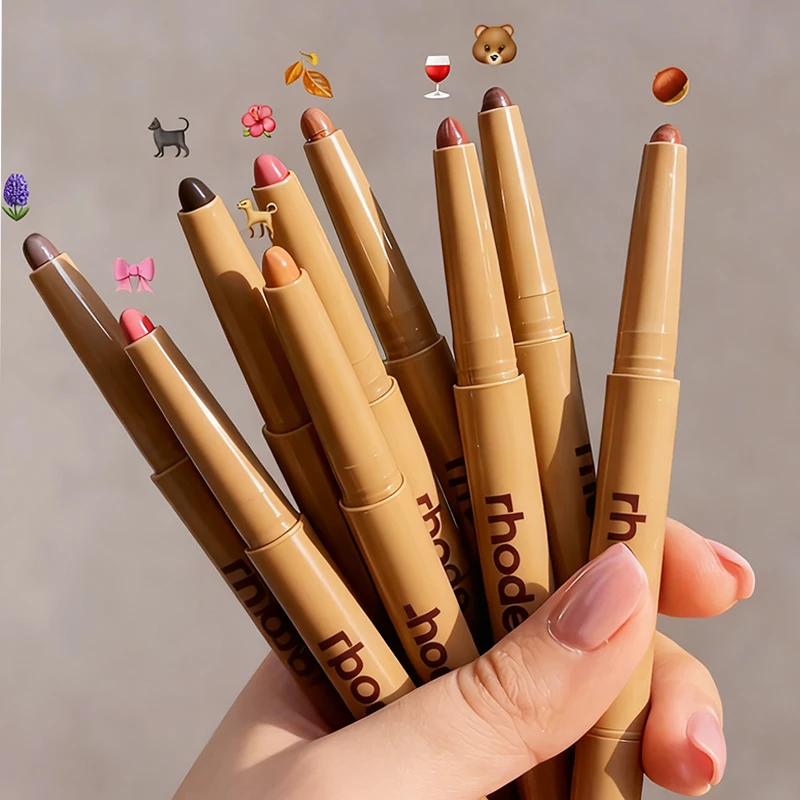 리본 슈가 비스킷 Pbj 립 컬러 폴리펩타이드 실키 더블 헤드 립스틱 펜 버블 백 스킨 케어 제품 에센스 페이스 크림