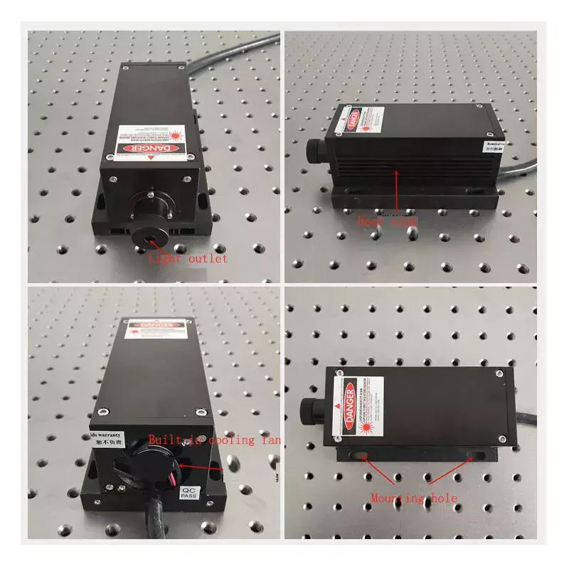 Rotes Halbleiterlasermodul 671 nm 10 mW 1000 mW 1500 mW – Hochleistungs-Laserdiode für den industriellen Einsatz