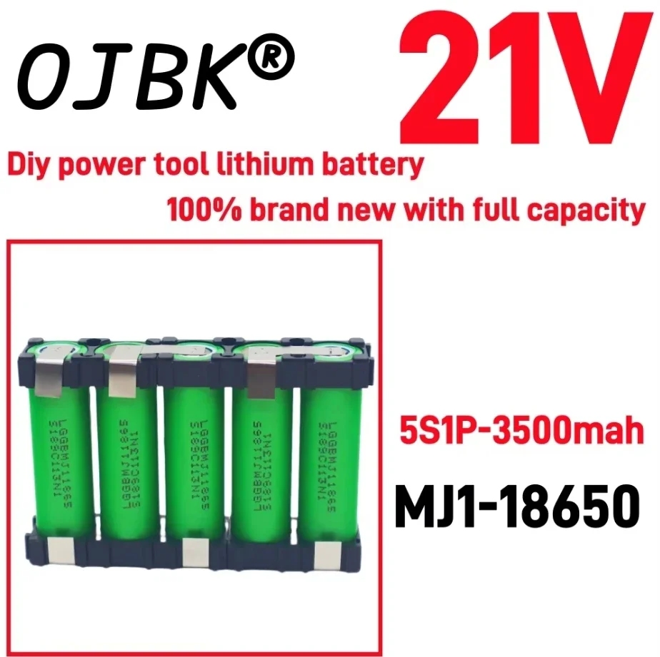 18650 MJ1 Rechargeable Lithium-ion Battery Electric Screwdriver Drill 3S1P 3S2P 4S1P 4S2P 5S1P 5S2P 3500mAh 7000mAh