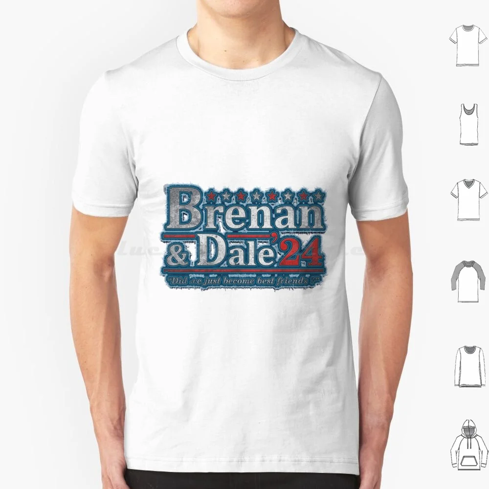 Camiseta de Algodão Unissex com Estampa DIY Brennan Election Dale 2024 Prestige Worldwide Support Catalina Wine Mixer Prestige Worldwide