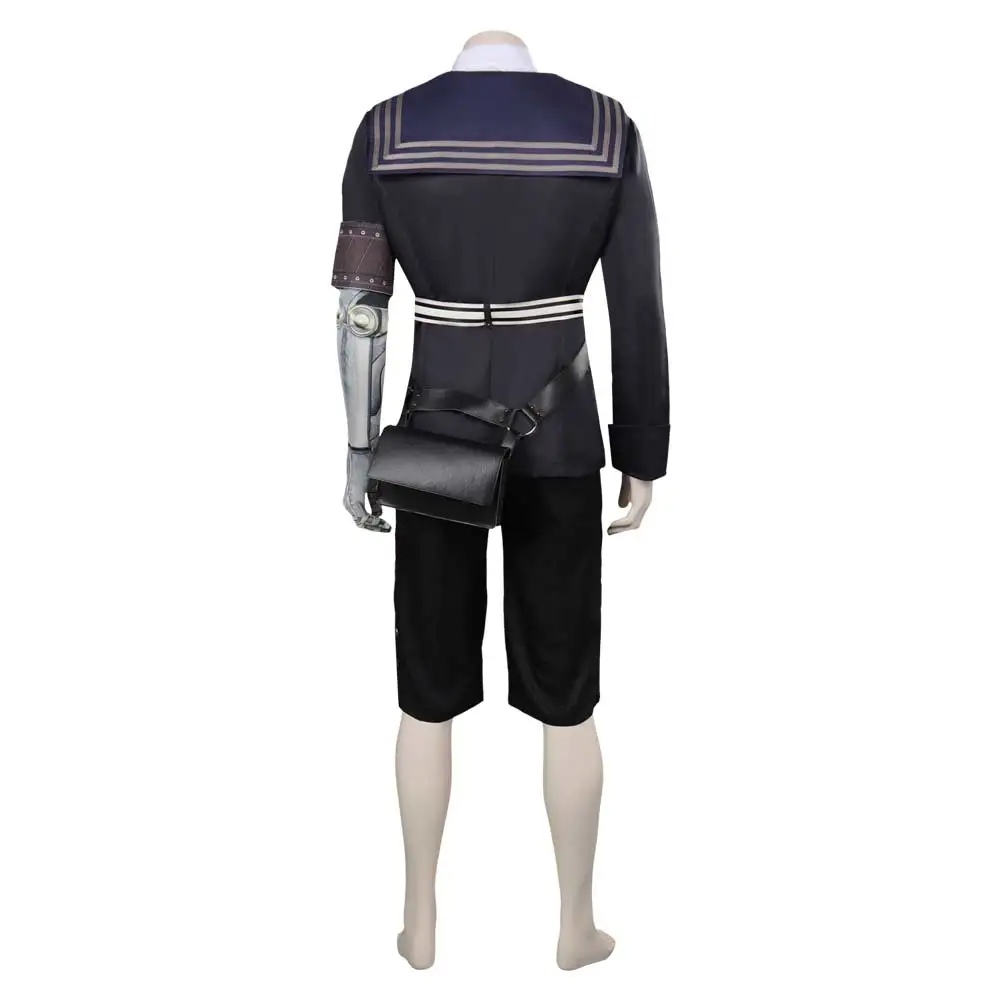 Spel Leugens Van P Cosplay Kostuum Volwassen Mannen Fantasia Uniform Jasje Jas Broek Riem Outfits Halloween Carnaval Vermomming Feestpak