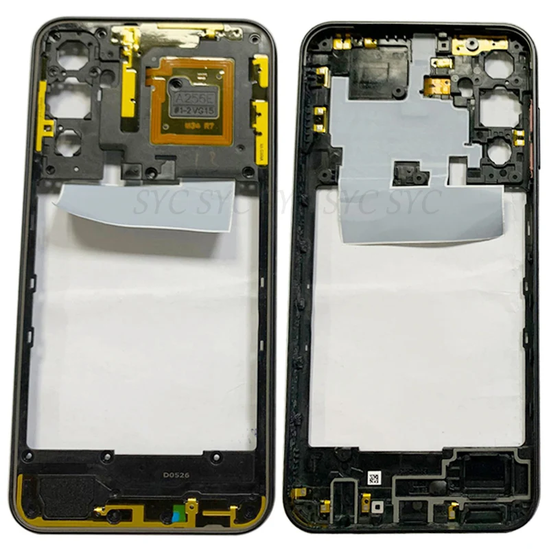 Middle Frame Center Chassis Cover Housing For Samsung A25 5G A256 Phone LCD Frame Repair Parts