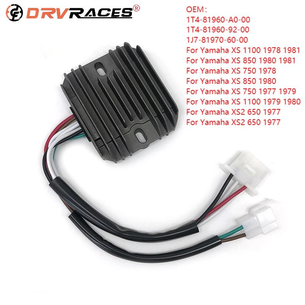 Motor Voltage Regulator Rectifier For Yamaha XS 750 850 1100 XS2 650 1977--1981 1T4-81960-A0-00 1T4-81960-92-00  1J7-81970-60-00