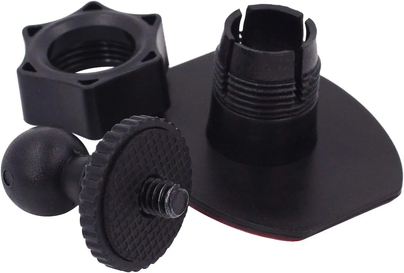 Immagine 6: ISaddle treppiede Thread Camera 3M Mount Mini biadesivo nel supporto per montaggio su Dash Cam (M4 M6 vite Join Ball inclusa)