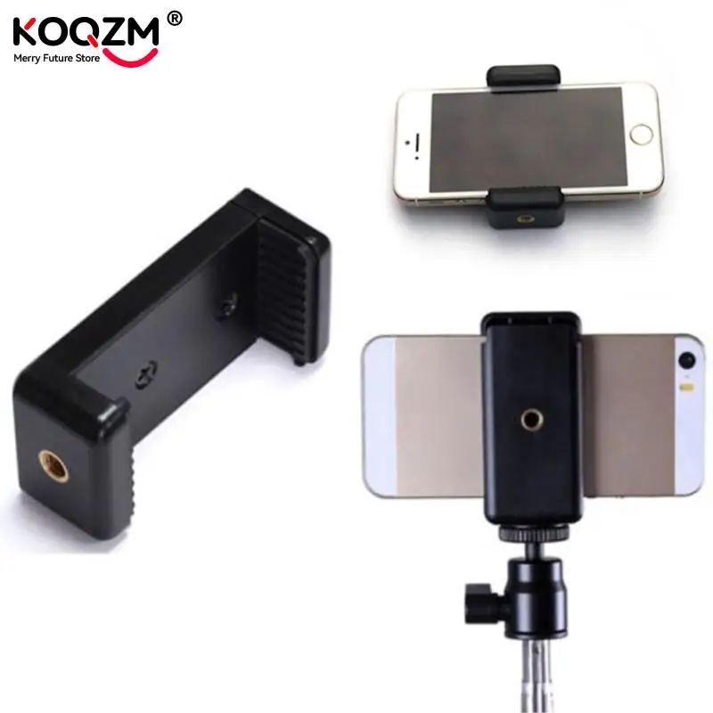 Universal Monopod Holder Clip for Mobile Bracket For Camera Tripod Mount Holder Stand for iPhone/Samsung/Xiaomi Phone