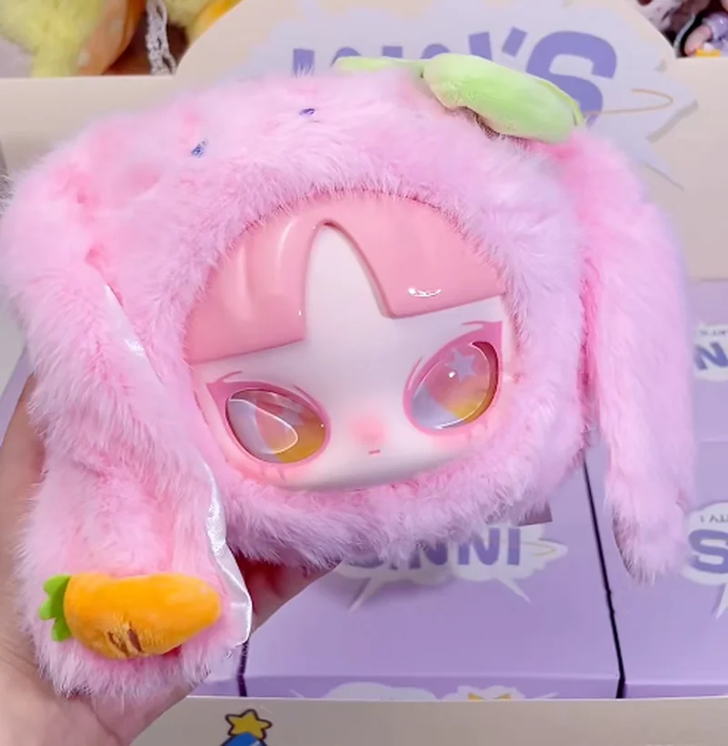 الأصلي INN يين Qiri حفلة صندوق أعمى حقيبة للحمل لعبة عصرية قلادة عرض قطعة سستة الحقيبة فتاة تمثال هدية