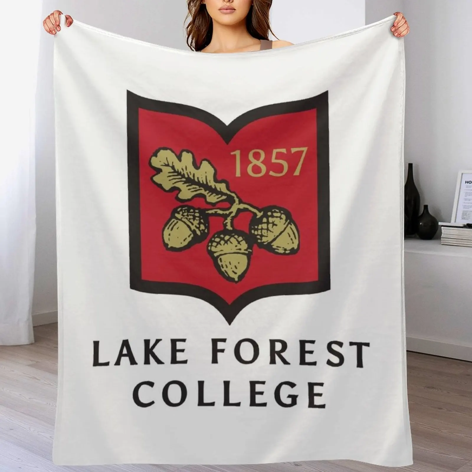 

Lake Forest College Throw Blanket christmas decoration Thermal heavy to sleep Luxury St Blankets
