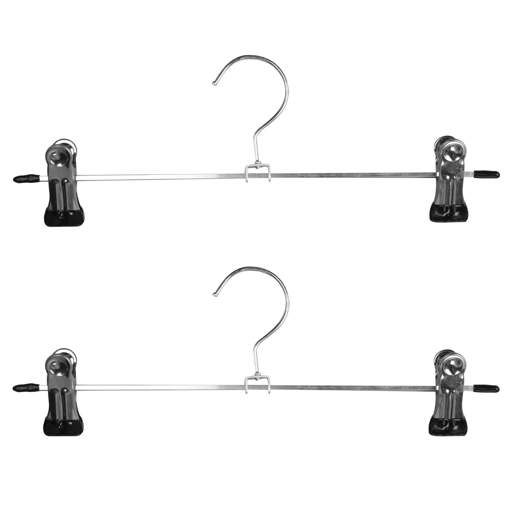 

Pant Hangers Skirt Hangers with Clips 20 Pack Metal Trouser Clip Hangers Rust Resistant Hangers for Skirts Pants Slacks Jeans