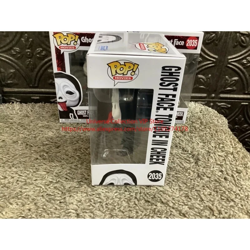 Funko Pop Scream Ghost Face Tongue in Cheek #2035 Official Vinyl Figure Collectible Ornament, Comes with Protector for Display - view 2