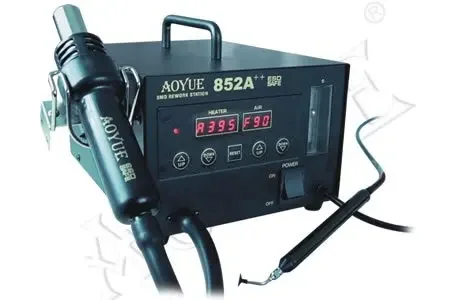 AOYUE 852A++ SMD/SMT Hot Air 2-in-1-Nacharbeitsstation