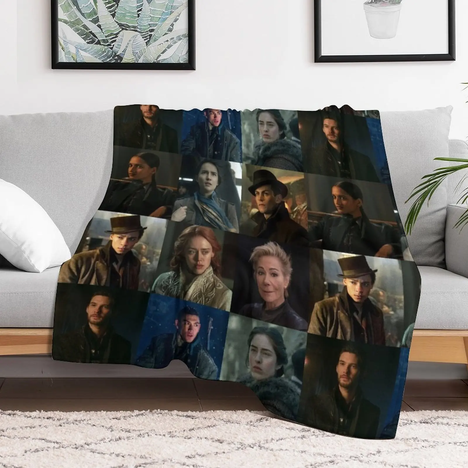 

Shadow and Bone - Cast Collage Throw Blanket Baby Polar Soft Flannels Blankets