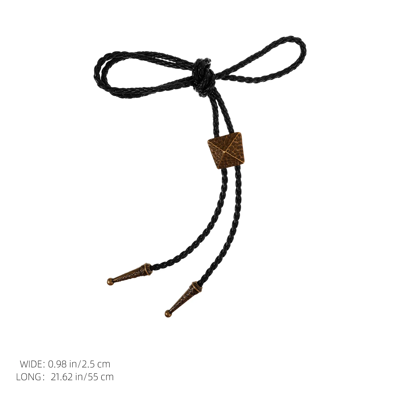 

Bolo Tie Adjustable Necktie Western Necklace Eagle Pendant Decor Party Fashion Necklace for Men Bolo Tie