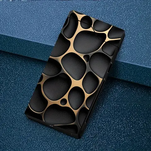 1 unidade de isqueiro de arco à prova de vento com padrão de textura geométrica exclusivo, isqueiro à prova de vento, isqueiro de arco à prova de vento, isqueiro com carregamento Tipo-C, corpo de metal, indicador de energia, arco duplo, embalagem em caixa de presente, com programa de desligamento automático, suprimentos para sobrevivência ao ar livre.
