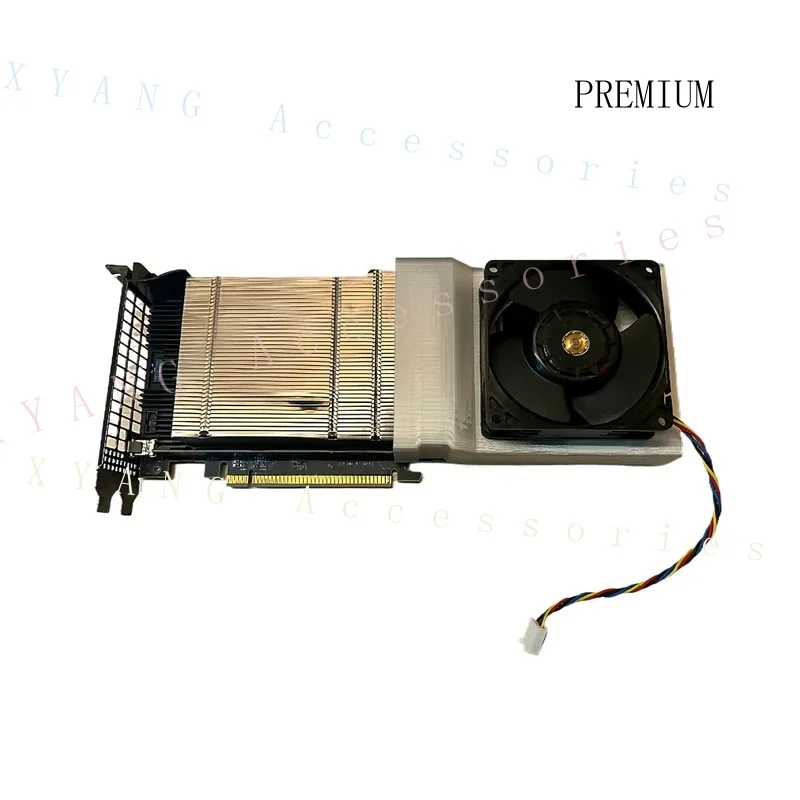 N+ New for AMD for Radeon Instinct MI25 MI50 8cm Down-blow Cooling Fan Upgrade