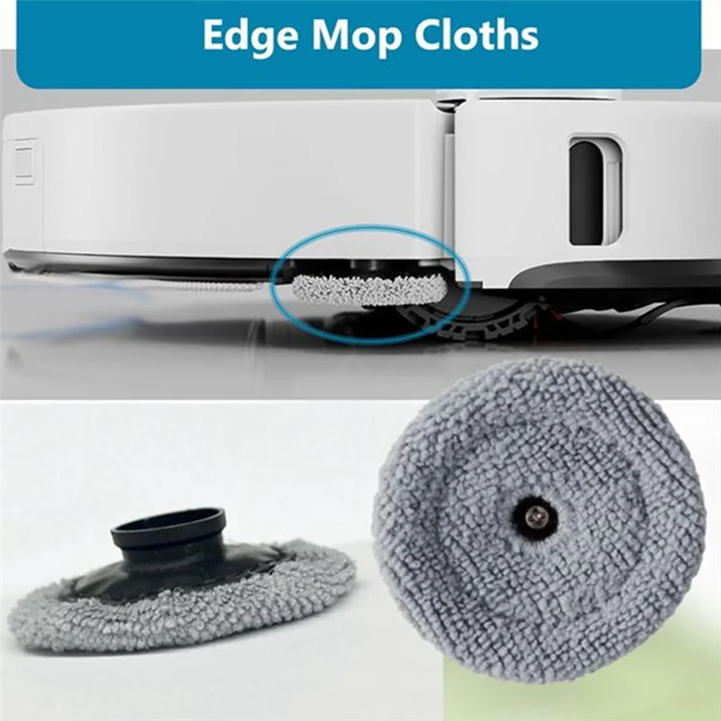 ABZA-12PCS Hochwertige waschbare Wischpads, geeignet für Roborock Saros 10 / G30 / S9 Maxv Ultra Staubsauger