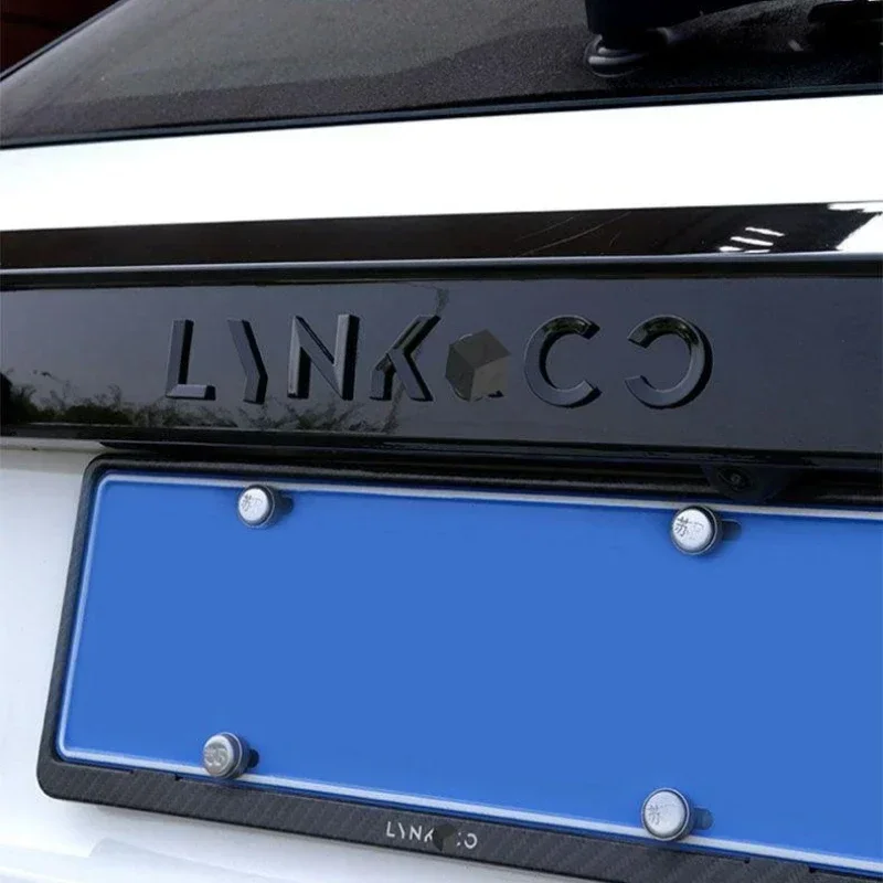 Lynk & Co 01 02 03 05 후면 로고 검정색 영어 문자 로고 자동차 로고 수정 검정색 전사 장식 자동차 액세서리