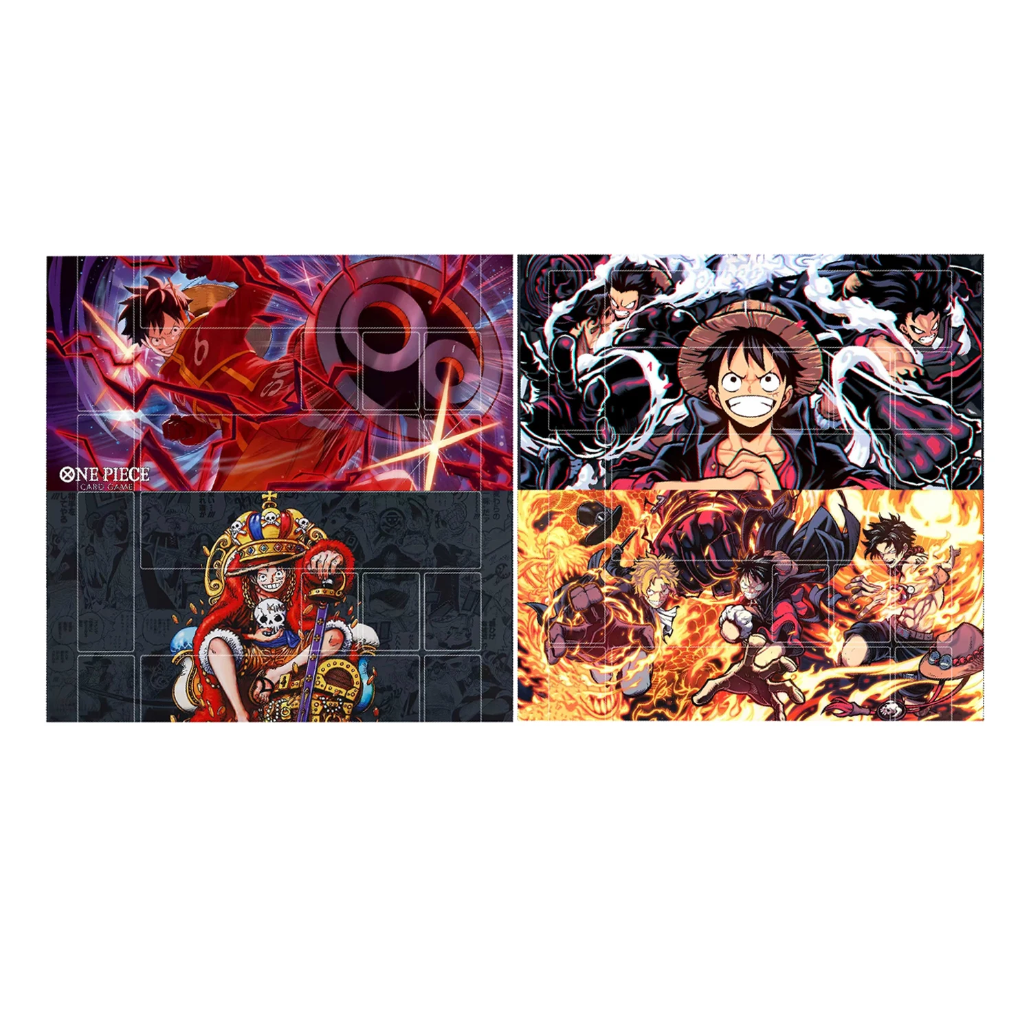 

600X350X2Mm Diy One Piece Luffy Card Battle Mat Opcg Luff Cartoon Single Player Board Game Card Duel Plate Battle Mat Подарочная игрушка